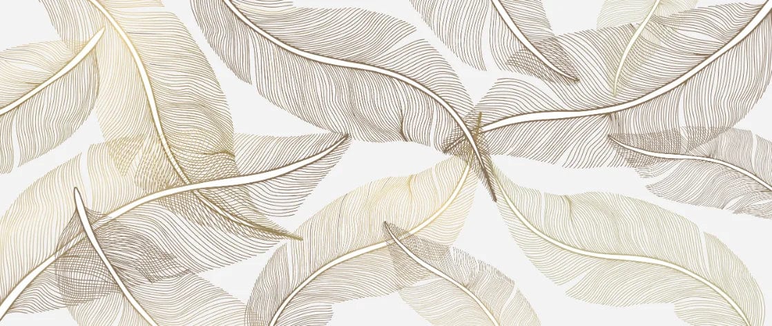 Vector Abstract Light Golden Wallpaper Murals image 5