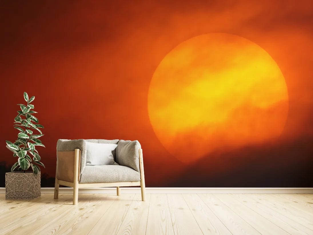 Warm Twilight Sunset Peel and Stick Nature Wallpaper image 4