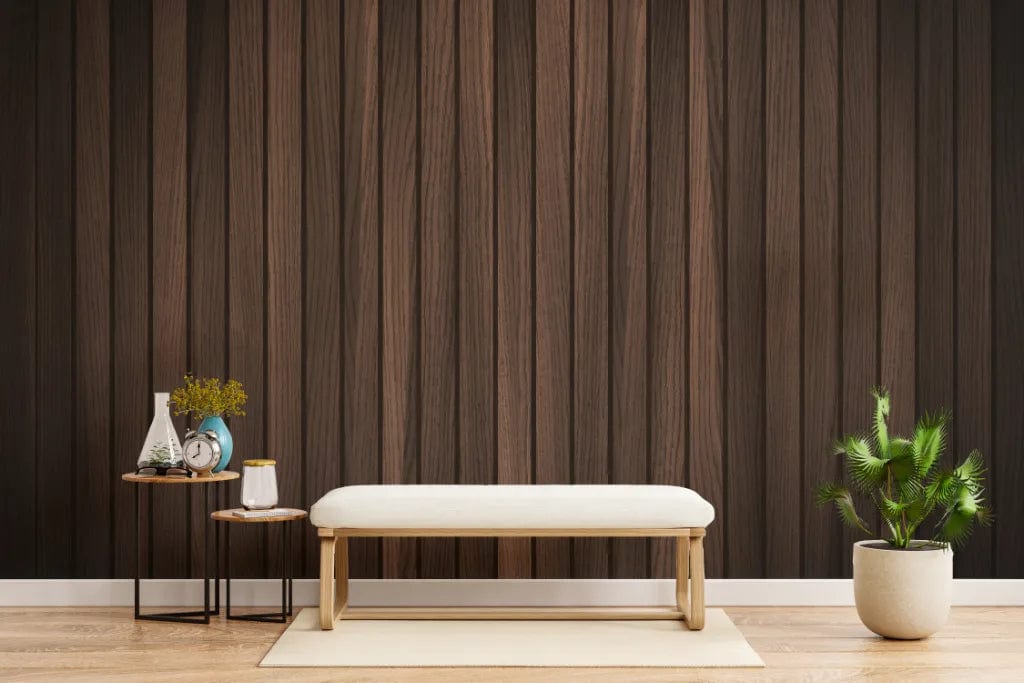 Dark Brown Wooden Texture Wallpaper image 2