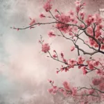 Vintage Flower Gray Wallpaper Wall Mural Decor