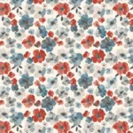 Abstract Flower Blooming Design Watercolor Wallpaper