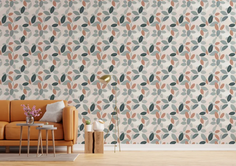 Autumn Terra Brown Abstract Wallpaper