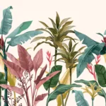Banana Leaves Wallpaper Mural