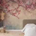 Bedroom Retro Wall Design Wallpaper Murals Bedroom Retro Wall Design Wallpaper Murals