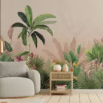 Colorful Flowers Jungle Wall Mural Bedroom Wallpaper Colorful Flowers Jungle Wall Mural Bedroom Wallpaper create a very colorful wall