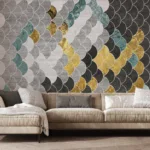 Hexagonal Abstract Wall Mural Home Décor Hexagonal Abstract Wall Mural Home Décor