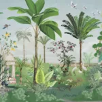 Mughal Garden Forest and Elephant Ride Wallpaper Murals Mughal Garden Forest and Elephant Ride Wallpaper Murals