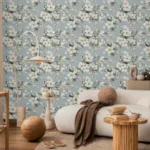 Romantic Pastel Floral Wall Design Romantic Pastel Floral Wall Design
