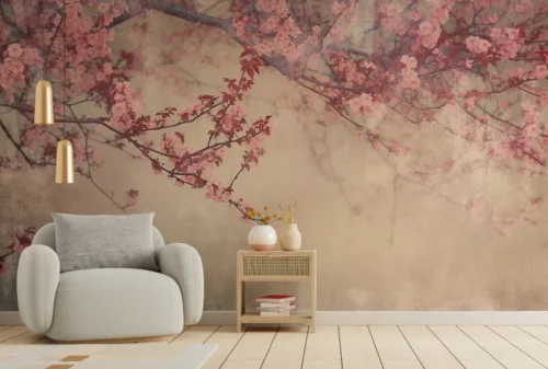Unique Pink Wallpaper Floral Design Unique Pink Wallpaper Floral Design