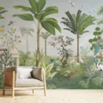 Unique Tropical Trees Forest Wall Mural Unique Tropical Trees Forest Wall Mural