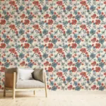 Artistic blooming Nature’s bouquet for USA Newyork City Wall Deco Wallpaper