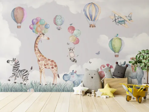 Best Toddler Room Baby Animal Wallpaper Wall Art Best Toddler Room Baby Animal Wallpaper Wall Art