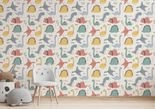 Toddler Room Dinosaur Wall Mural Kids Wallpaper Toddler Room Dinosaur Wall Mural Kids Wallpaper