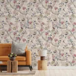 Best Girl Room Pink Repeat Pattern Wallpaper