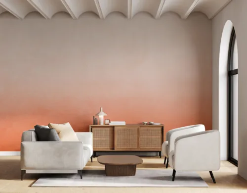 Best Living Room Pastel Orange Ombre Wall Mural Best Living Room Pastel Orange Ombre Wall Mural