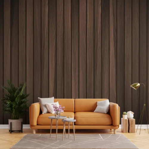 Best Selling Dark Color Wood Effect Wall Art Wallpaper