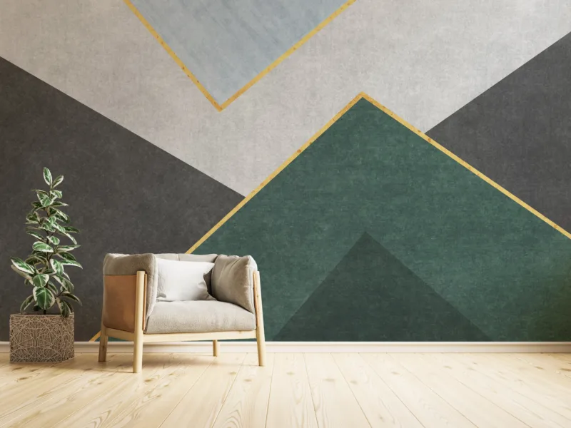 Bold Artistic Prismatic Pulse Abstract Wall Mural Bold Artistic Prismatic Pulse Abstract Wall Mural