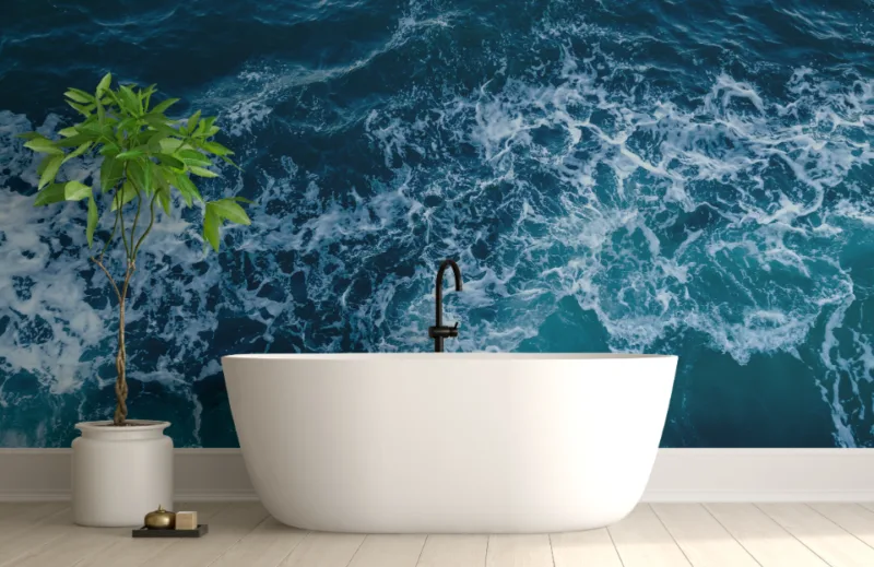 Breezes Wind Beauty of Blue Ocean Wall Décor
