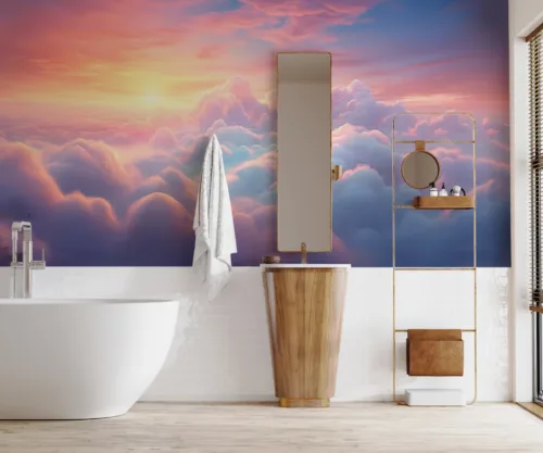 Calming Clouds Nature Wallpaper Mural Calming Clouds Nature Wallpaper Mural