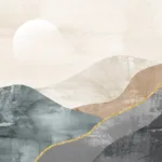 Celestial Whispers Abstract Wallpaper