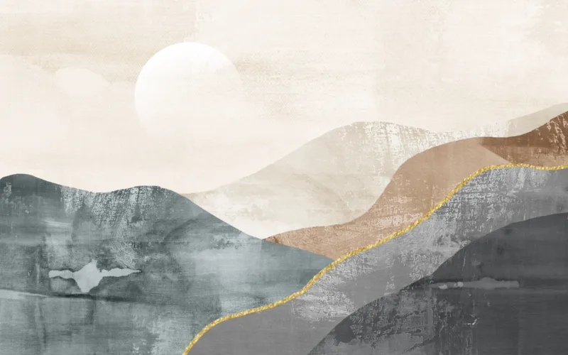 Celestial Whispers Abstract Wallpaper