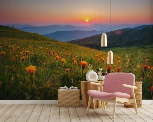 Dreamy Golden Meadow Wallpaper Dreamy Golden Meadow Wallpaper