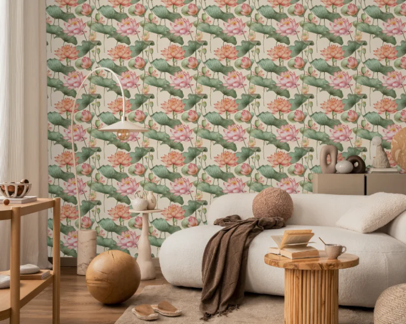 Elegant Lotus Petals Floral Design