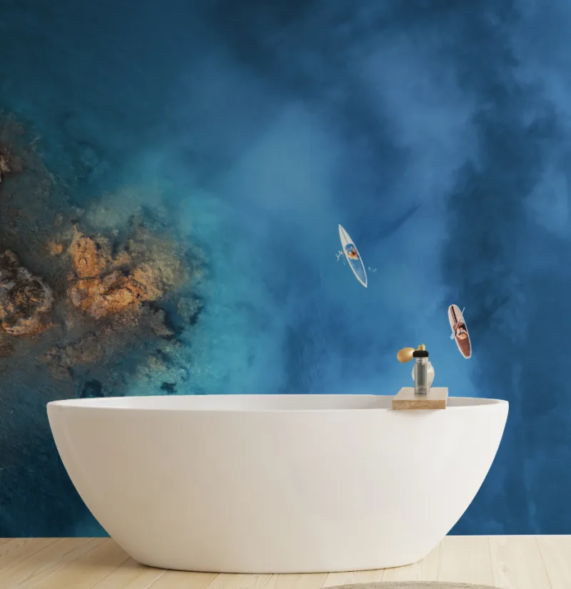 Endless Blue Ocean Wallpaper