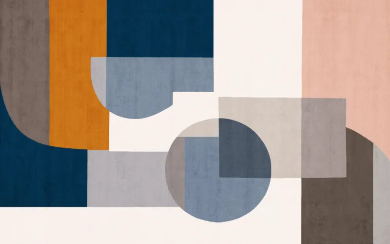 Geometric Fusion Wallpaper