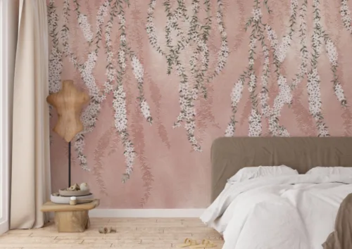 Hanging Garden Floral Elegance Wallpaper