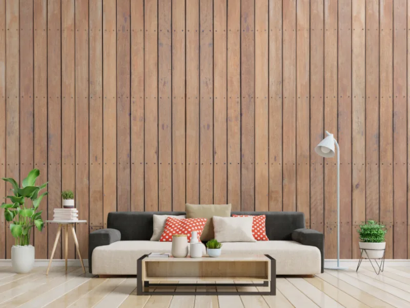 Modern Stripped Wood Effect Wall Art Wallpaper Modern Stripped Wood Effect Wall Art Wallpaper