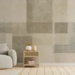 Monochrome Maze Abstract Wallpaper Mural