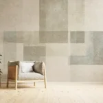 Monochrome Maze Design Wallpaper