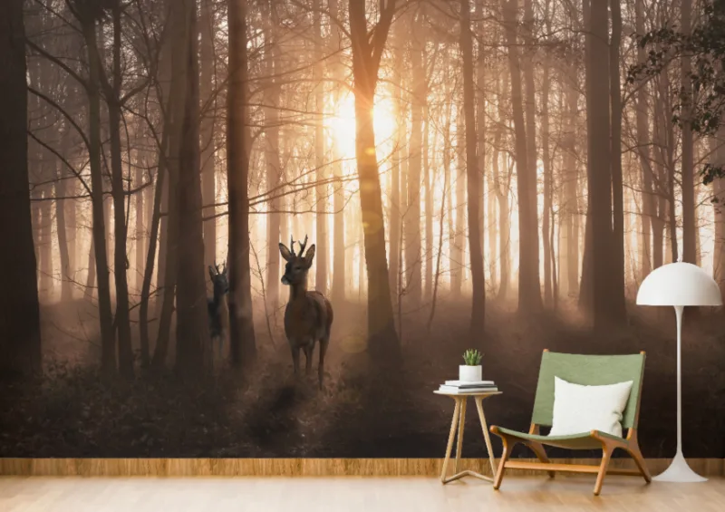 Nature’s Harmony Deer in Forest