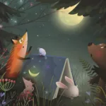 Night Dreamy Forest Kids Wallpaper Night Dreamy Forest Kids Wallpaper