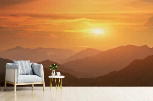 Positive Vibes Landscape Sunset Wall Décor Positive Vibes Landscape Sunset Wall Décor