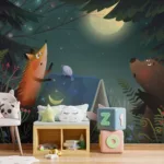Starry Sky Dreamland Wallpaper for Kids Starry Sky Dreamland Wallpaper for Kids