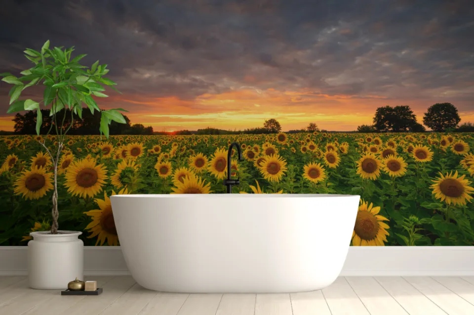 Sunflower Sunshine Floral Wallpaper Sunflower Sunshine Floral Wallpaper