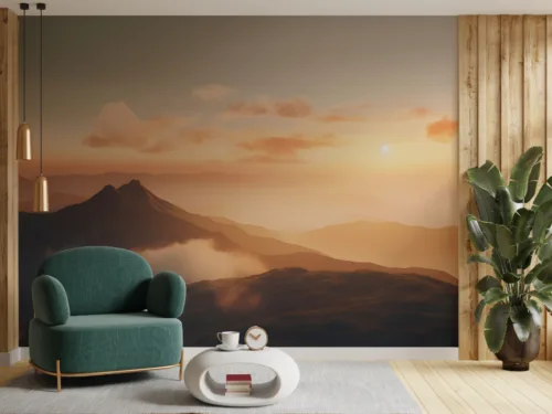 Sunrise Glow in the Sky Wallpaper Sunrise Glow in the Sky Wallpaper