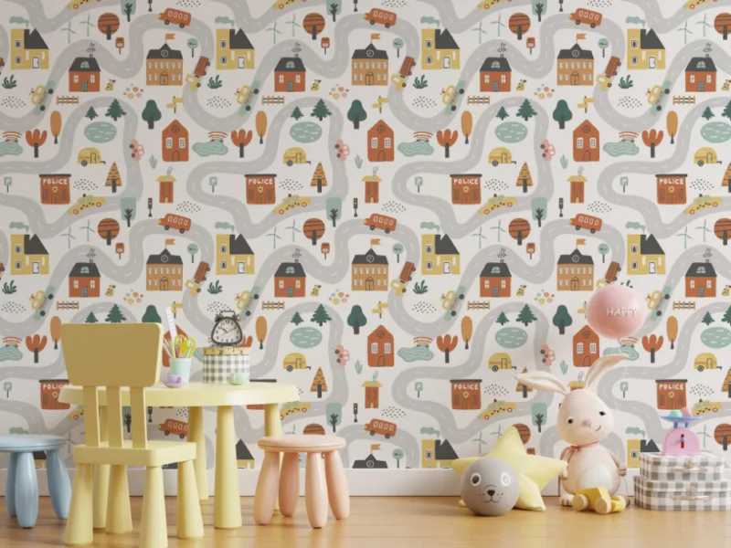 Learning Design Kids Peel and Stick Wallpaper for Wall Décor