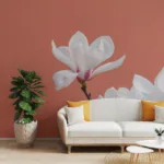 Top Living Room Floral Morning Glory Wallpapers for Wall