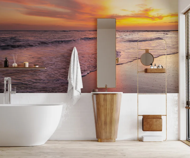 Unique Sun View Ocean Wall Design Wallpaper Unique Sun View Ocean Wall Design Wallpaper