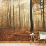 Whispers of Fall Forest Wallpaper