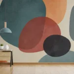Abstract Terracotta Color Wall Mural Abstract Terracotta Color Wall Mural