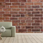 Beautiful Living Room Texture Brick Wall Mural
