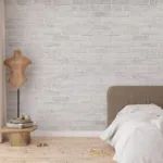 Best for Bedroom Gray Brick Wall Décor