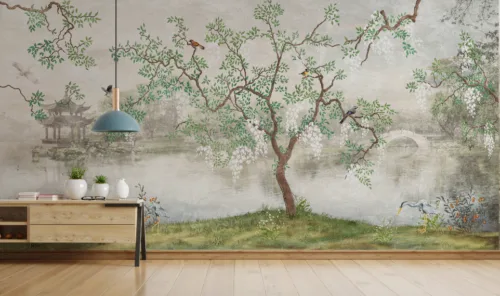 Best Natural Leaves Living Room Wallpaper for Wall Best Natural Leaves Living Room Wallpaper for Wall