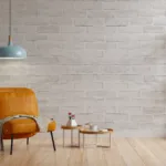 Gray Color Brick Wallpaper Wall Murals