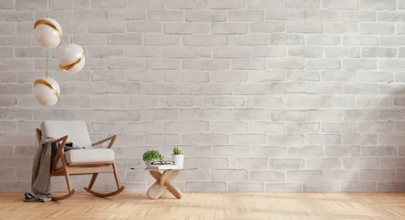 Modern Pattern Brick Wall Art Wallpaper