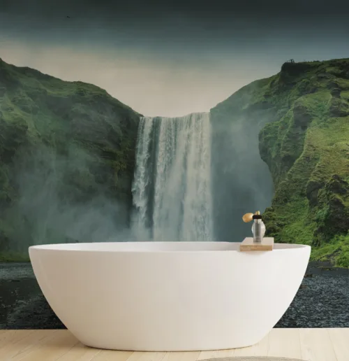 Mystical Jungle Vibes Wall Décor Bathroom Wallpaper Mystical Jungle Vibes Wall Décor Bathroom Wallpaper